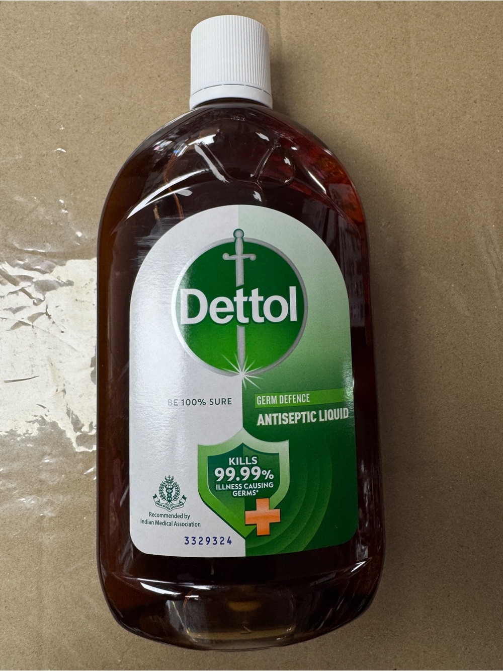 Dettol Antiseptic liquid — Green and Brown Bottle 550ml
